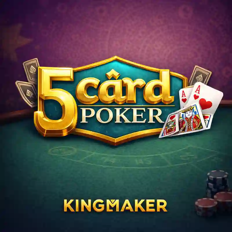 5 Card Poker Game Logo phdream23