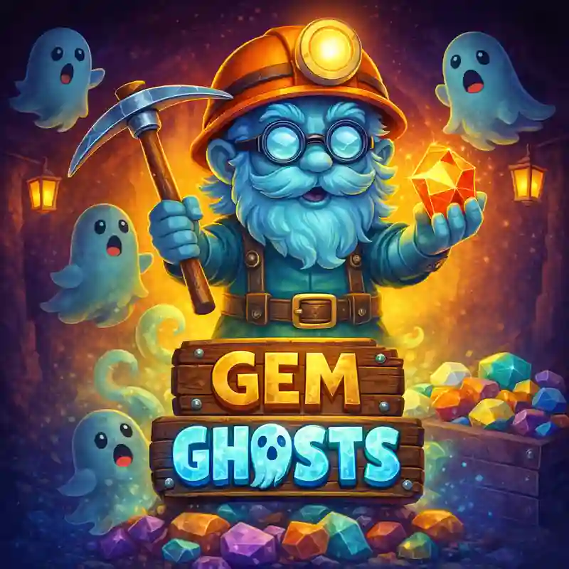 Gem Ghosts casino slot game interface